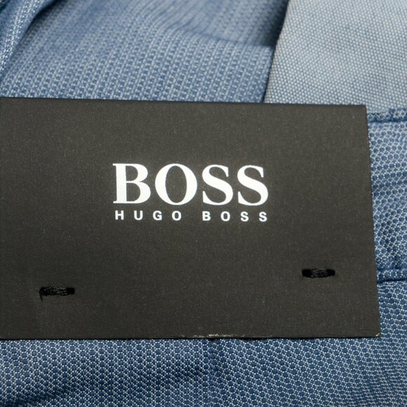 Hugo Boss Men's Slice-Short Blue Geometric Print Flat Front Shorts US 34R IT 50 - Picture 4 of 5